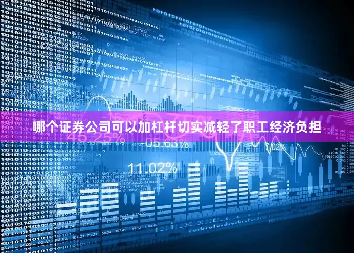 哪个证券公司可以加杠杆切实减轻了职工经济负担