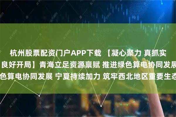 杭州股票配资门户APP下载 【凝心聚力 真抓实干 奋力实现“十五五”良好开局】青海立足资源禀赋 推进绿色算电协同发展 宁夏持续加力 筑牢西北地区重要生态安全屏障